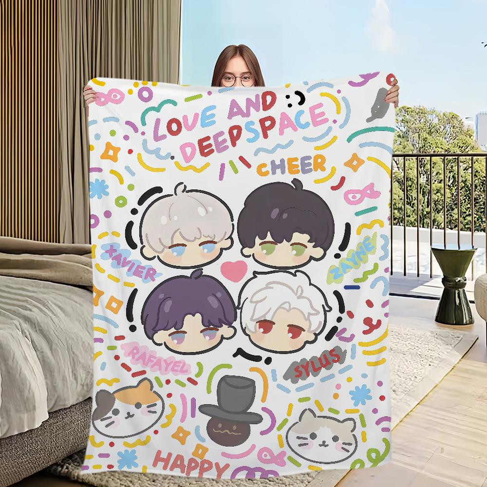 Love and Deepspace Sylus xavier Zayne Flannel warm soft plush blanket for sofa living room hogar office bedroom travel gift home 75x90cm
Love and Deepspace Sylus xavier Zayne Flannel warm soft plush blanket for sofa living room hogar office bedroom travel gift home 75x90cm