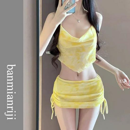 2025 Юбочный купальник тройка: Сексуальное, стройнящее парео для пляжа или горячего источника L (112-130 jin)
2025 Юбочный купальник тройка: Сексуальное, стройнящее парео для пляжа или горячего источника L (112-130 jin)