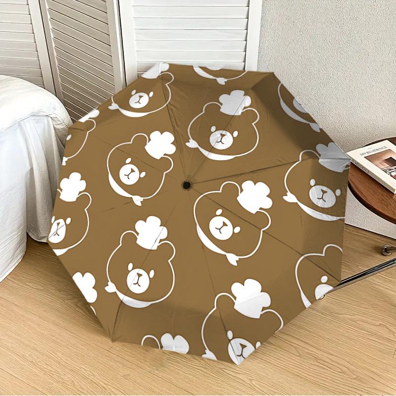 1pc Bear Chef Hat Automatic Folding Umbrella, 8-Rib Durable Frame, Durable Foldable Design - Elegant Gift for Commute yy251210078
1pc Bear Chef Hat Automatic Folding Umbrella, 8-Rib Durable Frame, Durable Foldable Design - Elegant Gift for Commute yy251210078