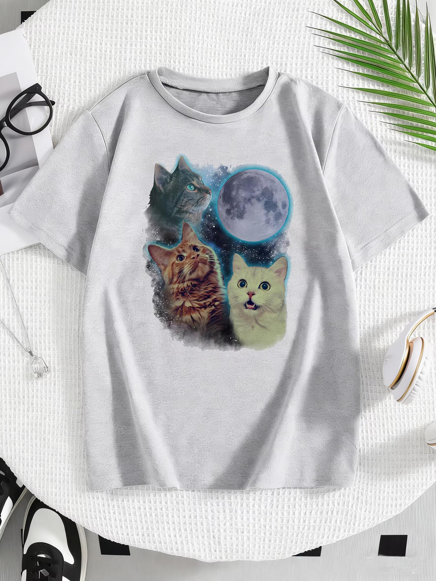 Cat with Moon Design T Shirts Unisexga pure cotton Unisex and Women Tshirt 2026 Summer Spring Casual Top Tee 4XL
Cat with Moon Design T Shirts Unisexga pure cotton Unisex and Women Tshirt 2026 Summer Spring Casual Top Tee 4XL