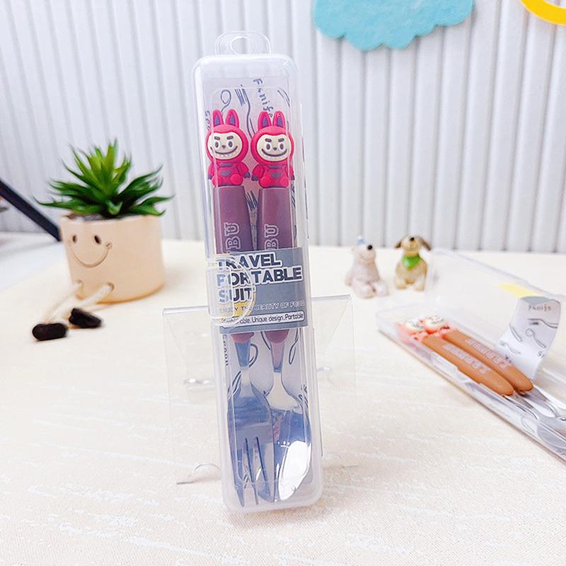 Милый набор столовых приборов из нержавеющей стали Labubu, состоящий из двух предметов, детская столовая посуда с силиконовой ручкой, переносная вилка, ложка, детские товары красный
Милый набор столовых приборов из нержавеющей стали Labubu, состоящий из двух предметов, детская столовая посуда с силиконовой ручкой, переносная вилка, ложка, детские товары красный