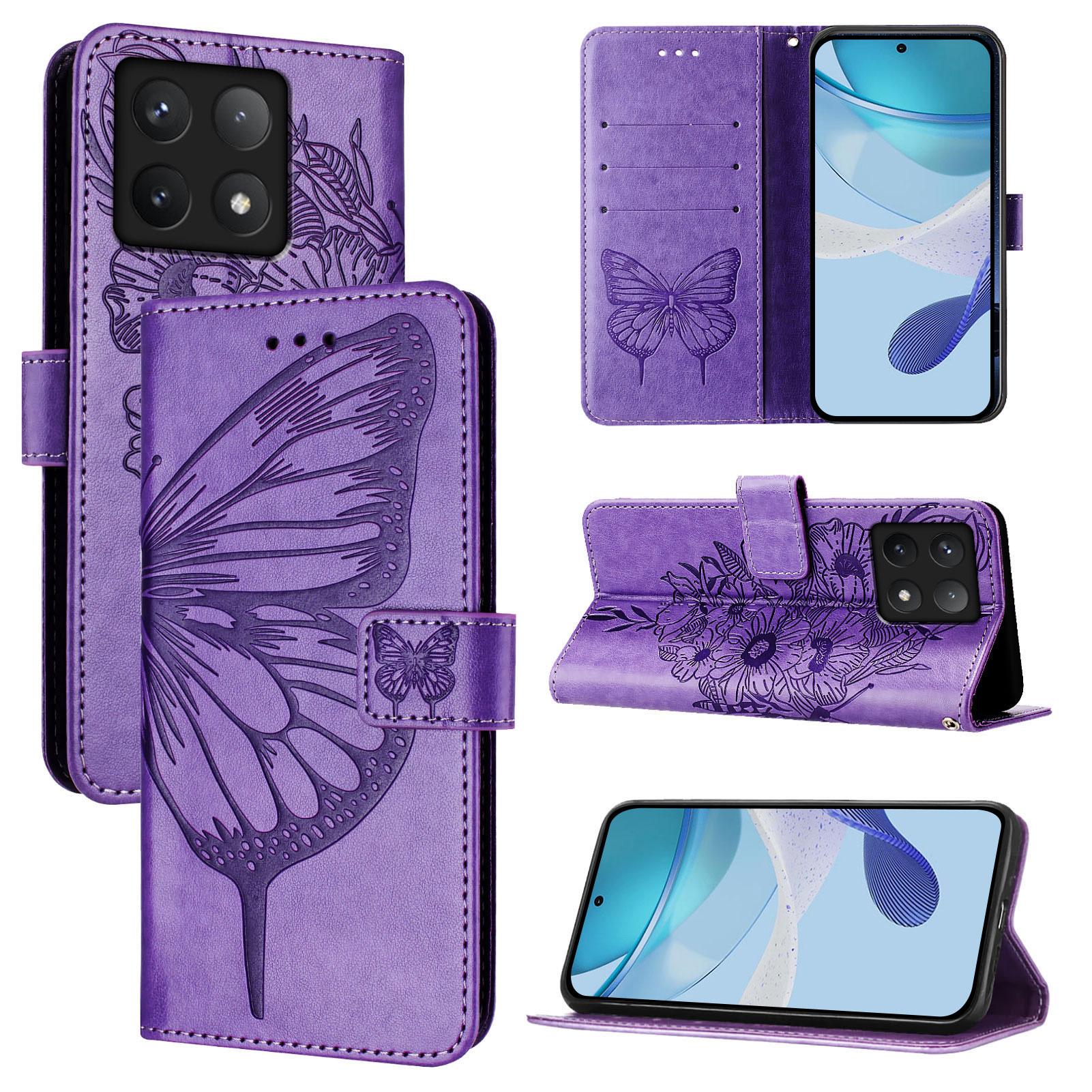 For Xiaomi 14T Wallet Case with Wrist Strap Butterfly Imprint Leather Phone Cover G
For Xiaomi 14T Wallet Case with Wrist Strap Butterfly Imprint Leather Phone Cover G