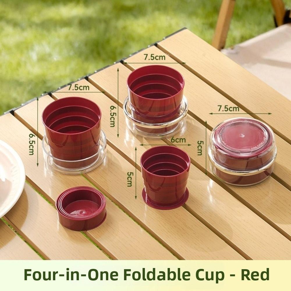 Creative Collapsible Water Cup Leak-Proof Retractable Camping Cup Portable Drinking Mug Office червоний
Creative Collapsible Water Cup Leak-Proof Retractable Camping Cup Portable Drinking Mug Office червоний