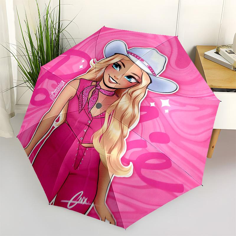 1pc Pink Cowboy Barbie Style Umbrella with Plastic Handle,Suitable for All Seasons Travel Outdoor Multi-functional UmbrellaDCS212
1pc Pink Cowboy Barbie Style Umbrella with Plastic Handle,Suitable for All Seasons Travel Outdoor Multi-functional UmbrellaDCS212