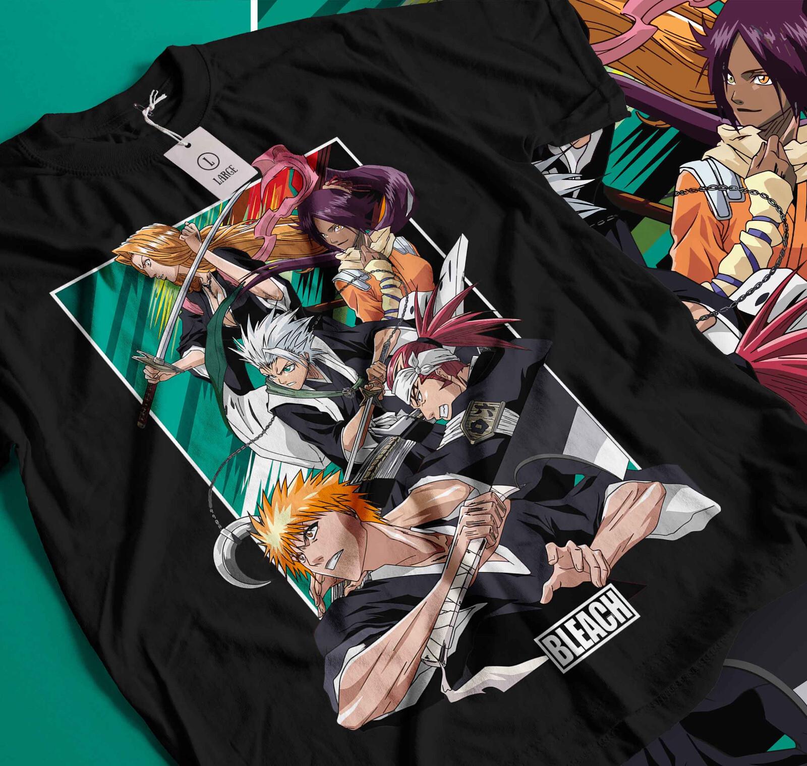 Bleach T-Shirt Mens Womens Tees Top Zaraki Kenpachi Ichigo Bankai Manga Strip Horror Shirt Gift 263 S
Bleach T-Shirt Mens Womens Tees Top Zaraki Kenpachi Ichigo Bankai Manga Strip Horror Shirt Gift 263 S