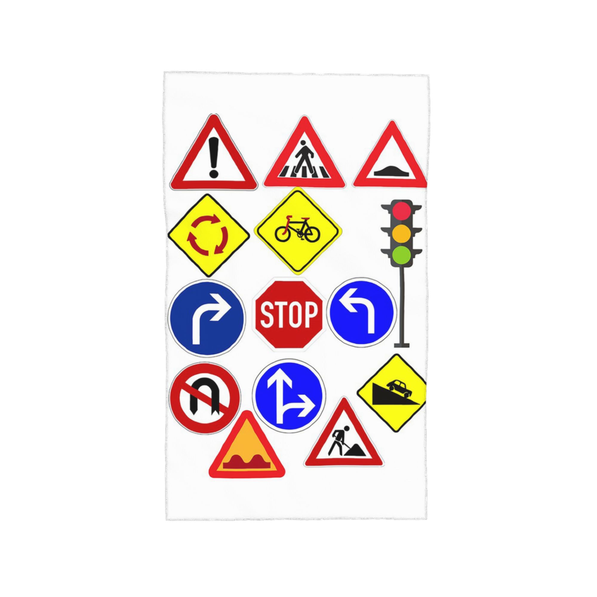 Traffic signs 1 Soft Face Towel Quick Dry Pool Bath Cotton Towels Absorbent W40*H60(CM)
Traffic signs 1 Soft Face Towel Quick Dry Pool Bath Cotton Towels Absorbent W40*H60(CM)