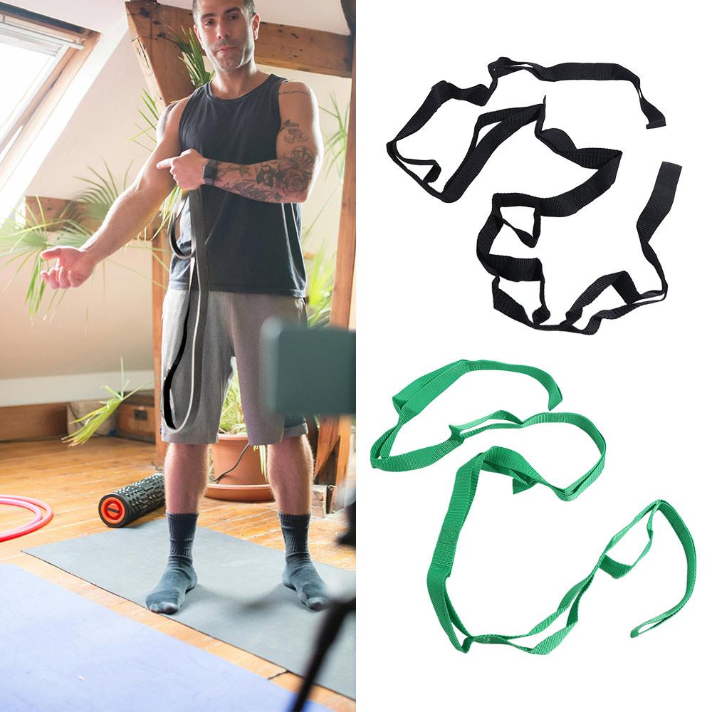 Adjustable Non-Elastic Stretch Straps 10 Loops Stretch Out Strap with Loops Pilates чорний
Adjustable Non-Elastic Stretch Straps 10 Loops Stretch Out Strap with Loops Pilates чорний