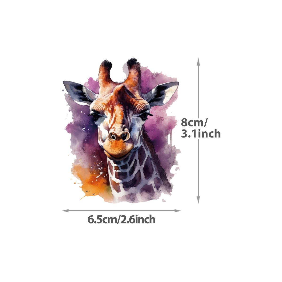 Cute Giraffe Watercolor Heat Transfer Sticker Iron On Patch for T Shirts Thermal Transfer Vinyl HTV Decal DIY Design
Cute Giraffe Watercolor Heat Transfer Sticker Iron On Patch for T Shirts Thermal Transfer Vinyl HTV Decal DIY Design