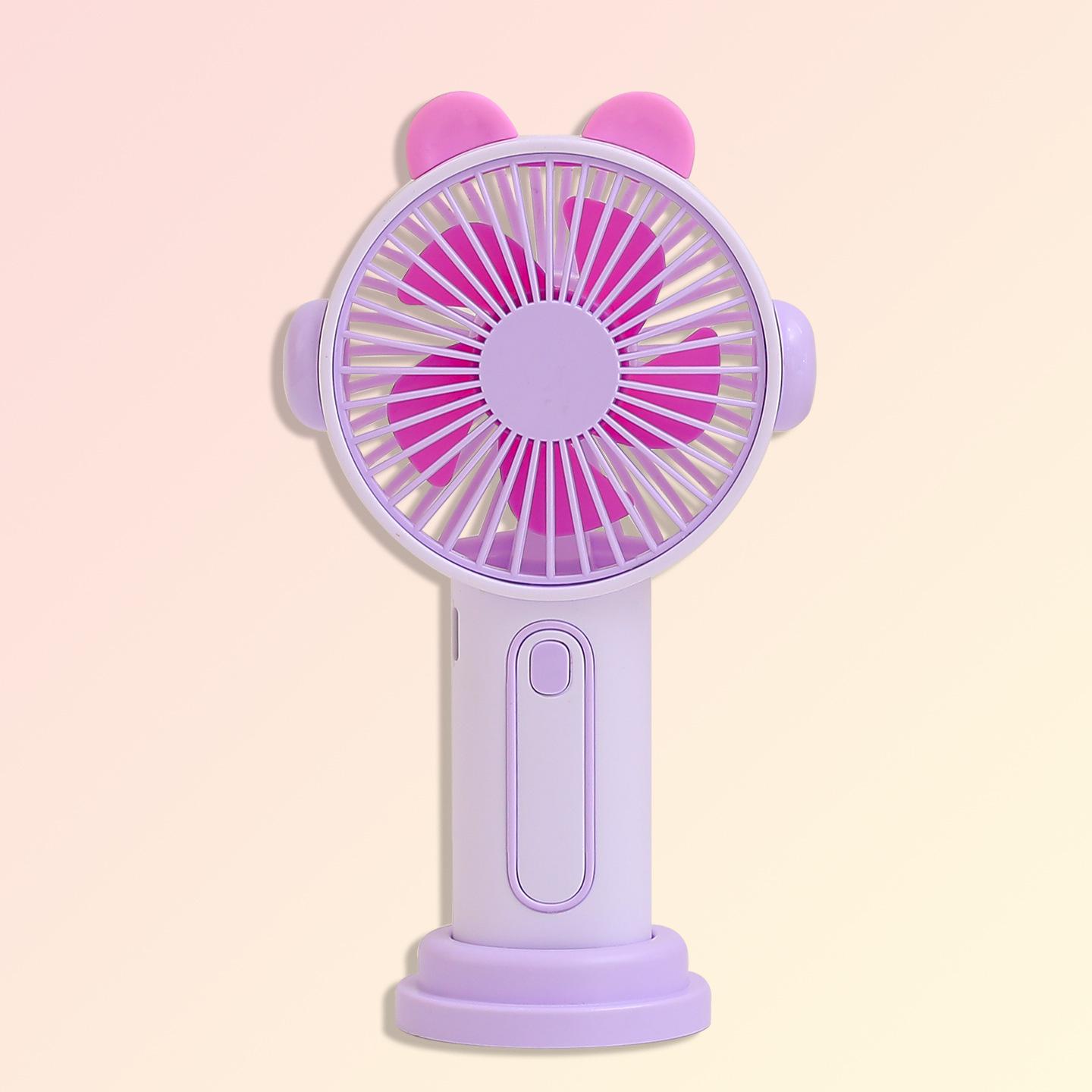 Cartoon Desk Stand USB Rechargeable Mini Fan - Portable Handheld Summer Gift for Students фиолетовый
Cartoon Desk Stand USB Rechargeable Mini Fan - Portable Handheld Summer Gift for Students фиолетовый