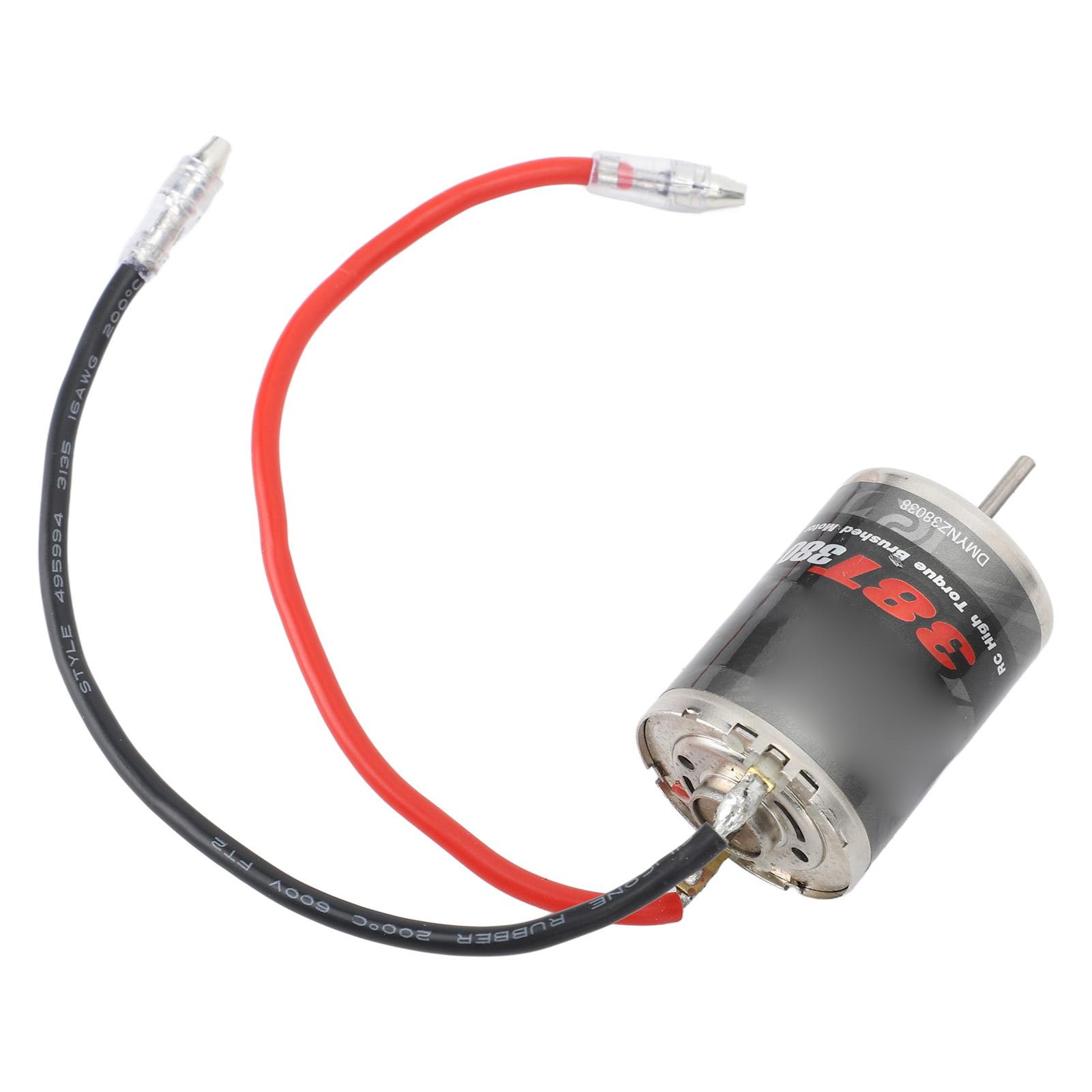 Electric 380 Brushed Motor 38 Turn Stainless Steel High Torque Power Low Friction for Traxxas 116
Electric 380 Brushed Motor 38 Turn Stainless Steel High Torque Power Low Friction for Traxxas 116