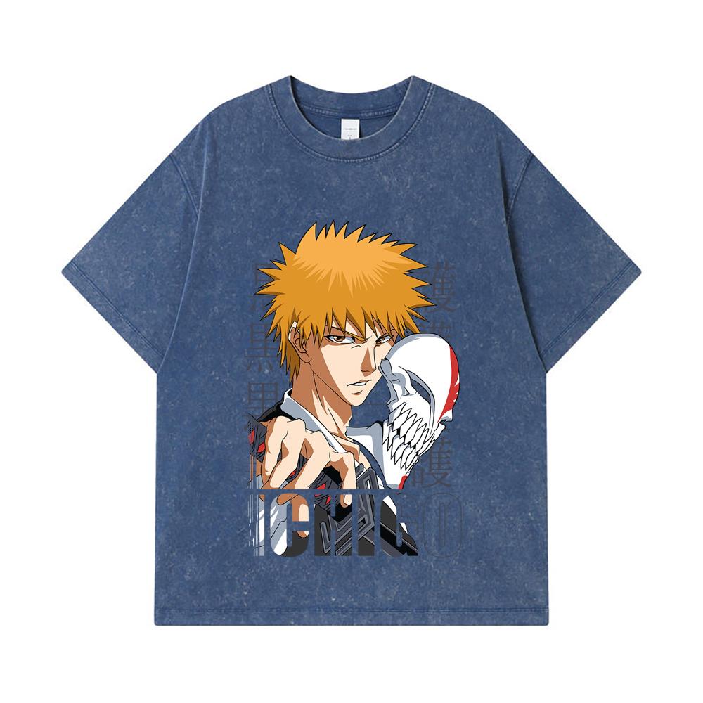 275 GSM Washed T-shirts 100% Cotton Bleach V5 Ichigo Print Unisex Heavy Cotton T Shirt 2XL королівський синій колір
275 GSM Washed T-shirts 100% Cotton Bleach V5 Ichigo Print Unisex Heavy Cotton T Shirt 2XL королівський синій колір