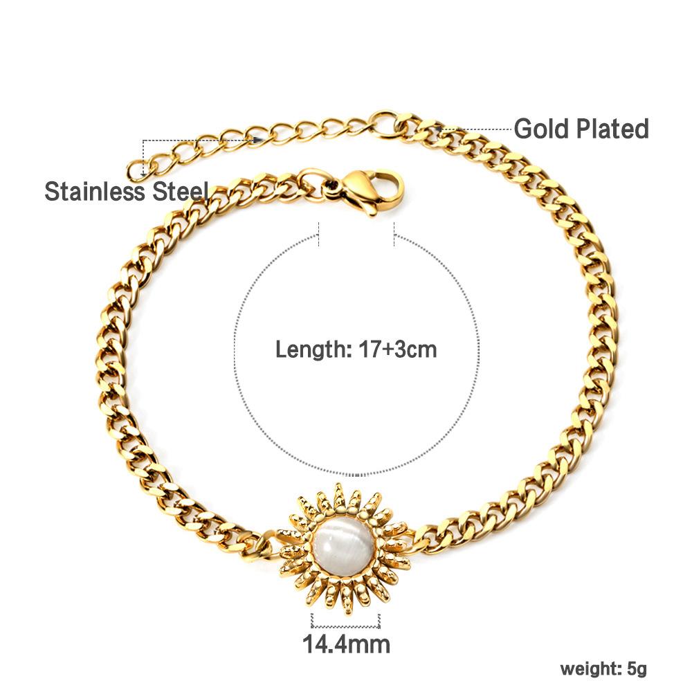 Vintage Gold Sun Bracelet Colorful Zircon Hand Jewelry Light Luxury Fashion Accessory for Women
Vintage Gold Sun Bracelet Colorful Zircon Hand Jewelry Light Luxury Fashion Accessory for Women