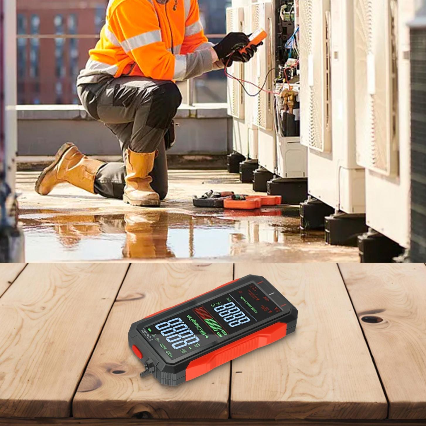 Efficiently Measure AC DC Voltages with USB C Rechargeable Digital Meter FS899C
Efficiently Measure AC DC Voltages with USB C Rechargeable Digital Meter FS899C