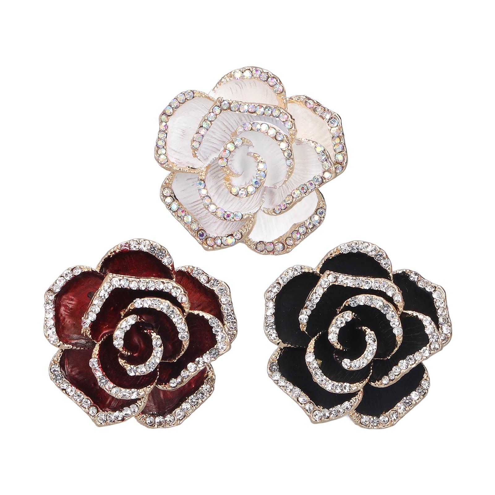 Brooch Pin Camellia Shape Elegant Exquisite Rhinestone Embellished Brooch for Women Clothes Silk Sca White
Brooch Pin Camellia Shape Elegant Exquisite Rhinestone Embellished Brooch for Women Clothes Silk Sca White