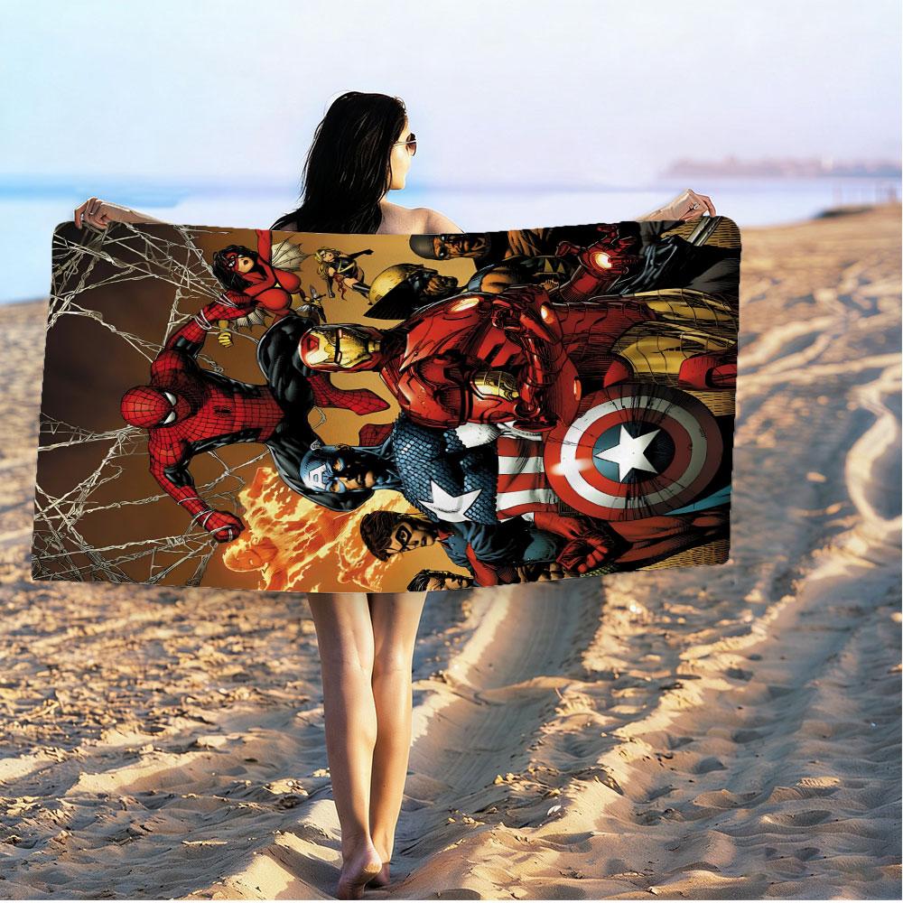 Marvel Hero Print Beach Towel, Spider-Man Poster Quick Dry Towel, Lightweight Soft for Swimming Travel, Ideal for Beach, Surfin W30*H60(CM)
Marvel Hero Print Beach Towel, Spider-Man Poster Quick Dry Towel, Lightweight Soft for Swimming Travel, Ideal for Beach, Surfin W30*H60(CM)