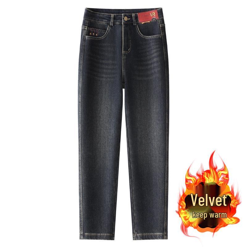 Women s 2024 Fleece-Lined High-Waisted Retro Loose Harem Jeans for Autumn/Winter S синий
Women s 2024 Fleece-Lined High-Waisted Retro Loose Harem Jeans for Autumn/Winter S синий