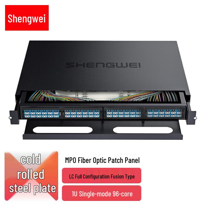 Shengwei MDF-201S-96L 96-Core LC Single-Mode Fiber Optic Patch Panel LC Single-Mode Full (Fusion Splice)
Shengwei MDF-201S-96L 96-Core LC Single-Mode Fiber Optic Patch Panel LC Single-Mode Full (Fusion Splice)
