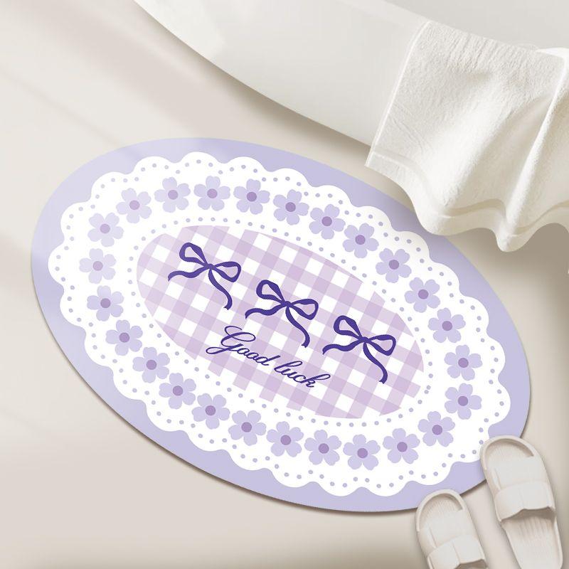 Korean ins style bathroom absorbent floor mat soft diatom mud household bathroom door floor mat toilet non-slip door mat 50X80cm 19.7X31.5in фіолетовий
Korean ins style bathroom absorbent floor mat soft diatom mud household bathroom door floor mat toilet non-slip door mat 50X80cm 19.7X31.5in фіолетовий