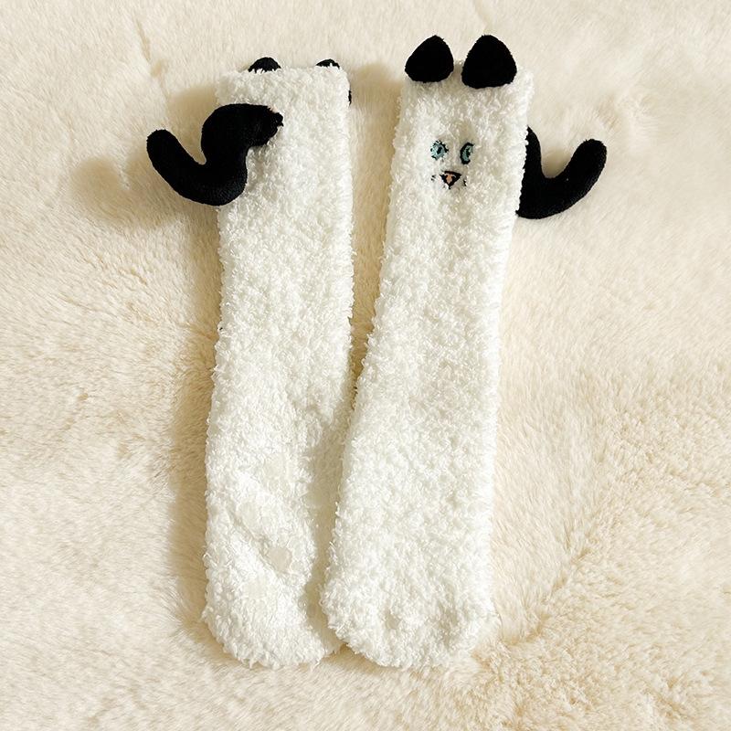 Winter Coral Velvet Socks For Kids Adhesive Floor Sock 1-8Years Baby Cartoon Cat Plush Stockings Cute Home Footwear one size білий
Winter Coral Velvet Socks For Kids Adhesive Floor Sock 1-8Years Baby Cartoon Cat Plush Stockings Cute Home Footwear one size білий