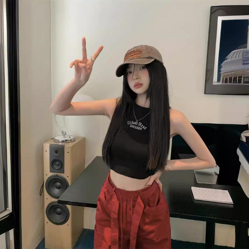 Korean Style Sweet Girl Sleeveless H-shaped Inner with Small Camisole Women s New Style Shoulder-cut Short Style Chic Top M чёрный
Korean Style Sweet Girl Sleeveless H-shaped Inner with Small Camisole Women s New Style Shoulder-cut Short Style Chic Top M чёрный