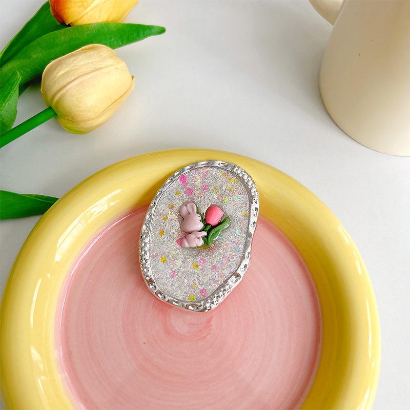 European Ballet Flower Rabbit Relief Phone Air Bag Stand Pretty Cute Glitter Advanced Sense Girl Phone Case Deco Lazy Holder
European Ballet Flower Rabbit Relief Phone Air Bag Stand Pretty Cute Glitter Advanced Sense Girl Phone Case Deco Lazy Holder