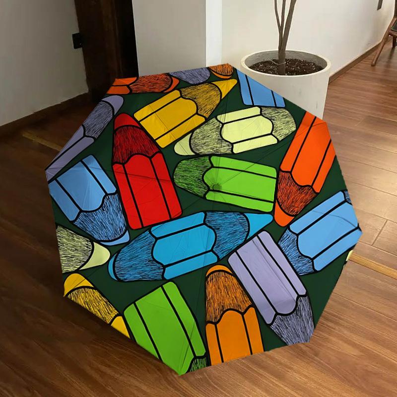 1pc Pencil Crayon Automatic Open/Close Umbrella, Formal Events - Ideal Gift for Family or Friends, Outdoor Accessory yy251211215
1pc Pencil Crayon Automatic Open/Close Umbrella, Formal Events - Ideal Gift for Family or Friends, Outdoor Accessory yy251211215