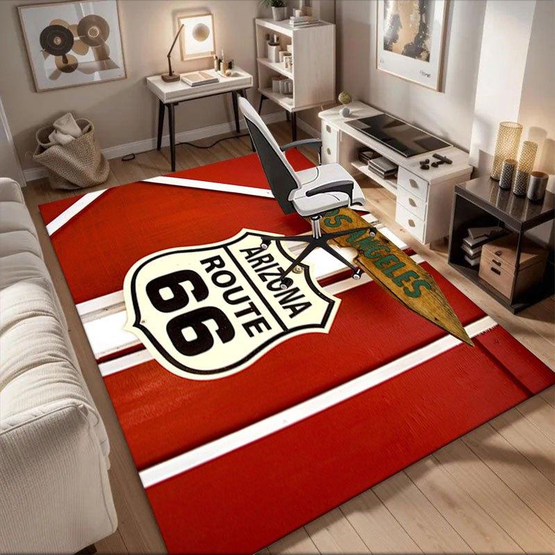 Route 66 Arizona to Los Angeles Wooden Sign Office Mat Perfect for Home Decor Office Desk Chair Rugs Chair Carpet for office Polyester Chai 60cm by 90cm
Route 66 Arizona to Los Angeles Wooden Sign Office Mat Perfect for Home Decor Office Desk Chair Rugs Chair Carpet for office Polyester Chai 60cm by 90cm