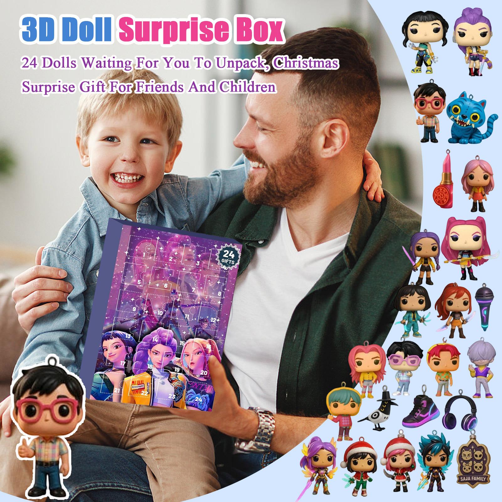 3D WDoll Сюрприз-бокс, 24 ляльки чекають на розпакування, Різдвяний сюрприз для друзів та дітей One Size
3D WDoll Сюрприз-бокс, 24 ляльки чекають на розпакування, Різдвяний сюрприз для друзів та дітей One Size