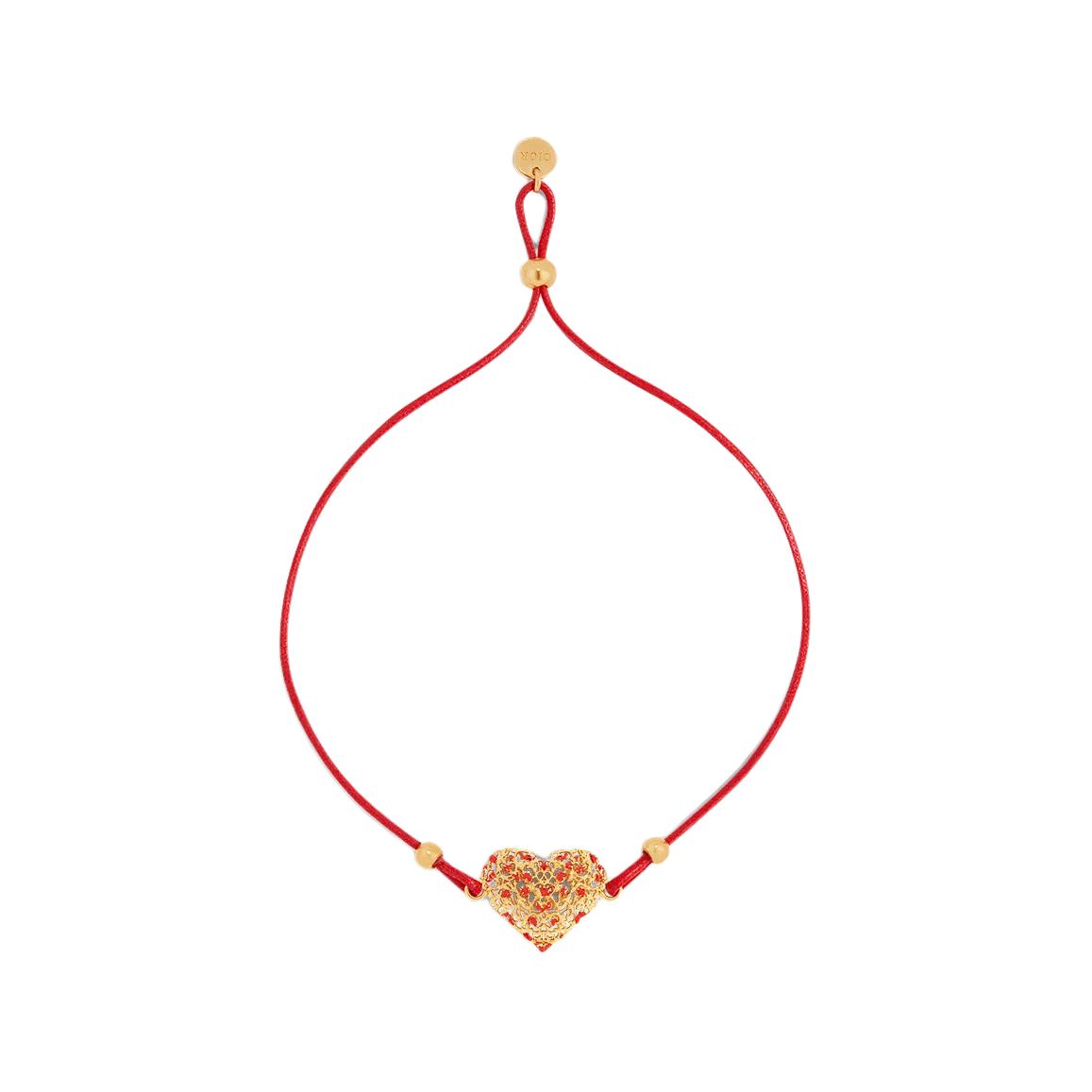 Dior amour Series Snake Year Limited Hollow Heart Decoration Design Cotton Bracelet Women bracelet Red B2704WOMCO_D309 Basic Packaging-Dust Bag,F,Red
Dior amour Series Snake Year Limited Hollow Heart Decoration Design Cotton Bracelet Women bracelet Red B2704WOMCO_D309 Basic Packaging-Dust Bag,F,Red
