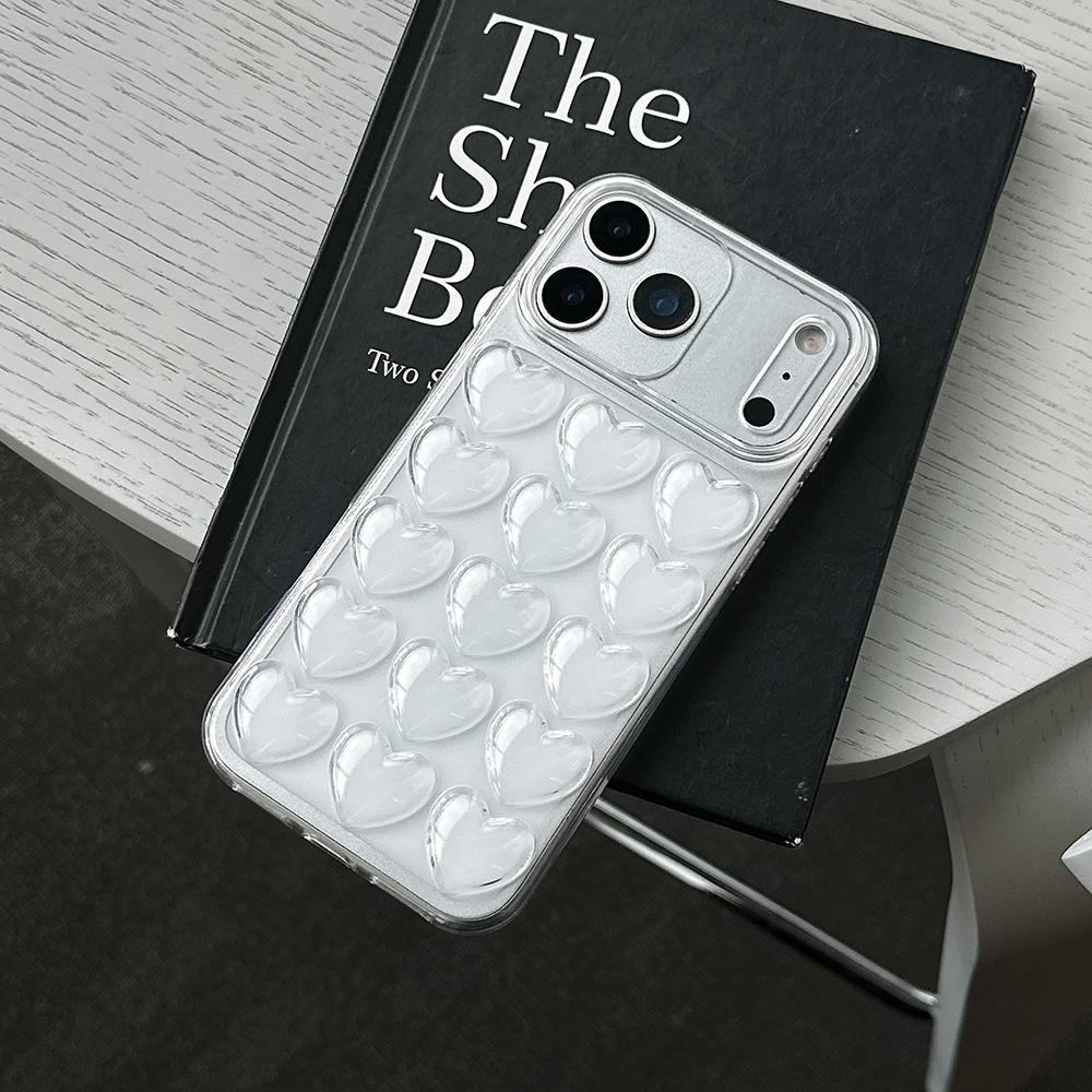 Cute 3D Love Heart Phone Case For iPhone 17 16 15 14 13 12 11 Pro XS Max XR X 8P Transparent Soft Silicone Shockproof Back Cover iPhone Air
Cute 3D Love Heart Phone Case For iPhone 17 16 15 14 13 12 11 Pro XS Max XR X 8P Transparent Soft Silicone Shockproof Back Cover iPhone Air