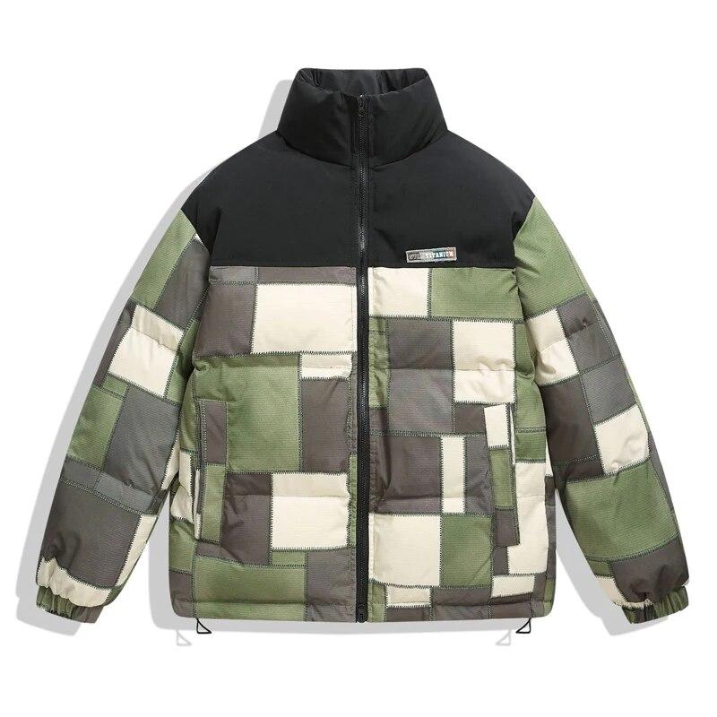 Winter Thickened Warm Plaid Parka Men s Color Matching Windproof Casual Loose Coat Couple Street Fashion Harajuku Coats Chaqueta
Winter Thickened Warm Plaid Parka Men s Color Matching Windproof Casual Loose Coat Couple Street Fashion Harajuku Coats Chaqueta