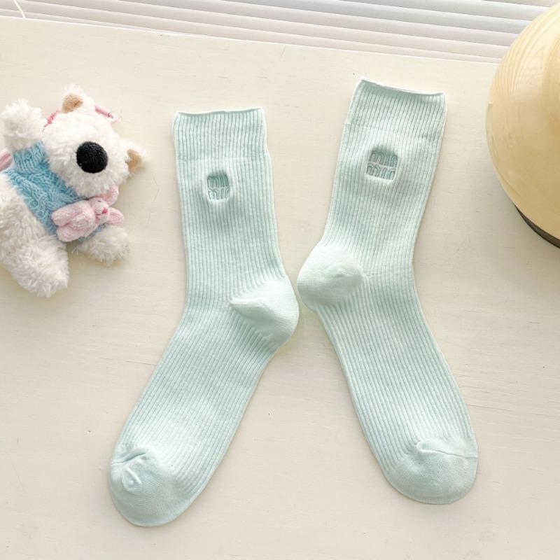 Женские носки до середины икры, весенне-летние носки с вышивкой и махрой, макарон, кремовые осенние хлопковые носки 1 pair зелёный
Женские носки до середины икры, весенне-летние носки с вышивкой и махрой, макарон, кремовые осенние хлопковые носки 1 pair зелёный