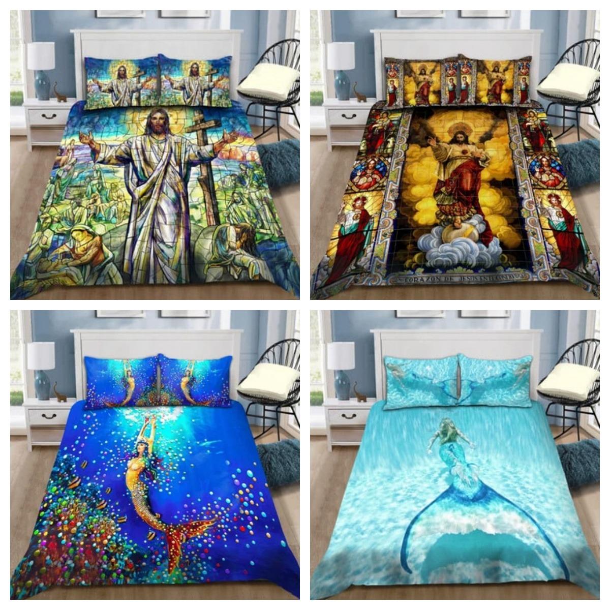 Комплект постільної білизни Tmarc Tee Be A Mermaid and Make Waves від SUN Bedroom Decor Single 135x200cm
Комплект постільної білизни Tmarc Tee Be A Mermaid and Make Waves від SUN Bedroom Decor Single 135x200cm