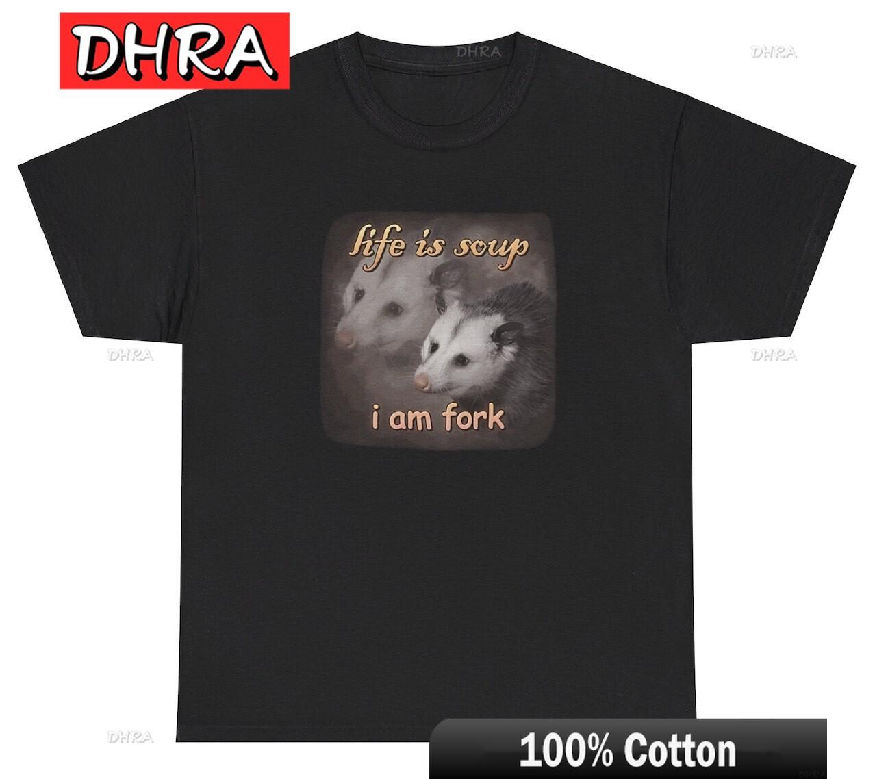 Life Is Soup I Am Fork Possum TShirt Funny Oddly Specific Dank Meme Gag Gift Tee Retro Stylish Funny Graphic Cotton Tees TShirt 4XL
Life Is Soup I Am Fork Possum TShirt Funny Oddly Specific Dank Meme Gag Gift Tee Retro Stylish Funny Graphic Cotton Tees TShirt 4XL
