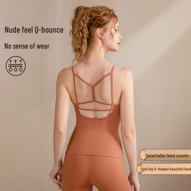 Nude Feel Women s Sweat-Wicking Yoga Vest - Breathable, Hollowed-Out Sling with Chest Pad for Running and Fitness. Extra Large
Nude Feel Women s Sweat-Wicking Yoga Vest - Breathable, Hollowed-Out Sling with Chest Pad for Running and Fitness. Extra Large