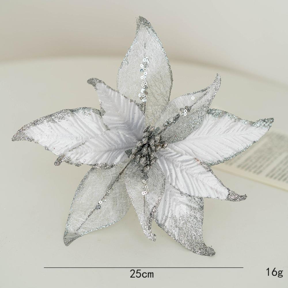 Різдвяні прикраси своїми руками. Штучні квіти. Тканина. Пластиковий різдвяний декор. Різдво білий
Різдвяні прикраси своїми руками. Штучні квіти. Тканина. Пластиковий різдвяний декор. Різдво білий