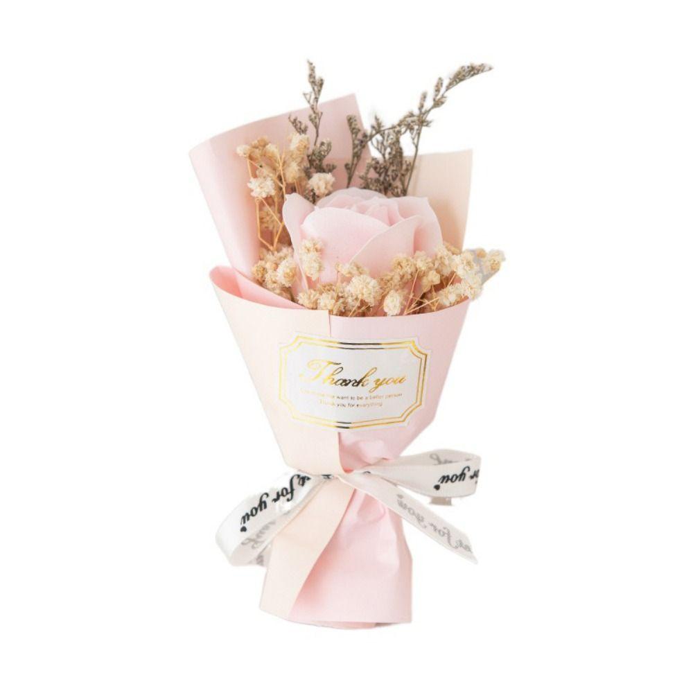 Simulation Soap Rose Flowers Lifelike Eternal Rose Sunflower Soap Flower Birthday pink-rose
Simulation Soap Rose Flowers Lifelike Eternal Rose Sunflower Soap Flower Birthday pink-rose