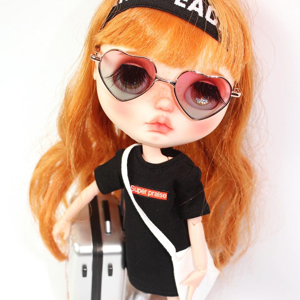 Cute Letter Printed T-Shirt Short Sleeve for 1/6 Blythe Doll чорний
Cute Letter Printed T-Shirt Short Sleeve for 1/6 Blythe Doll чорний