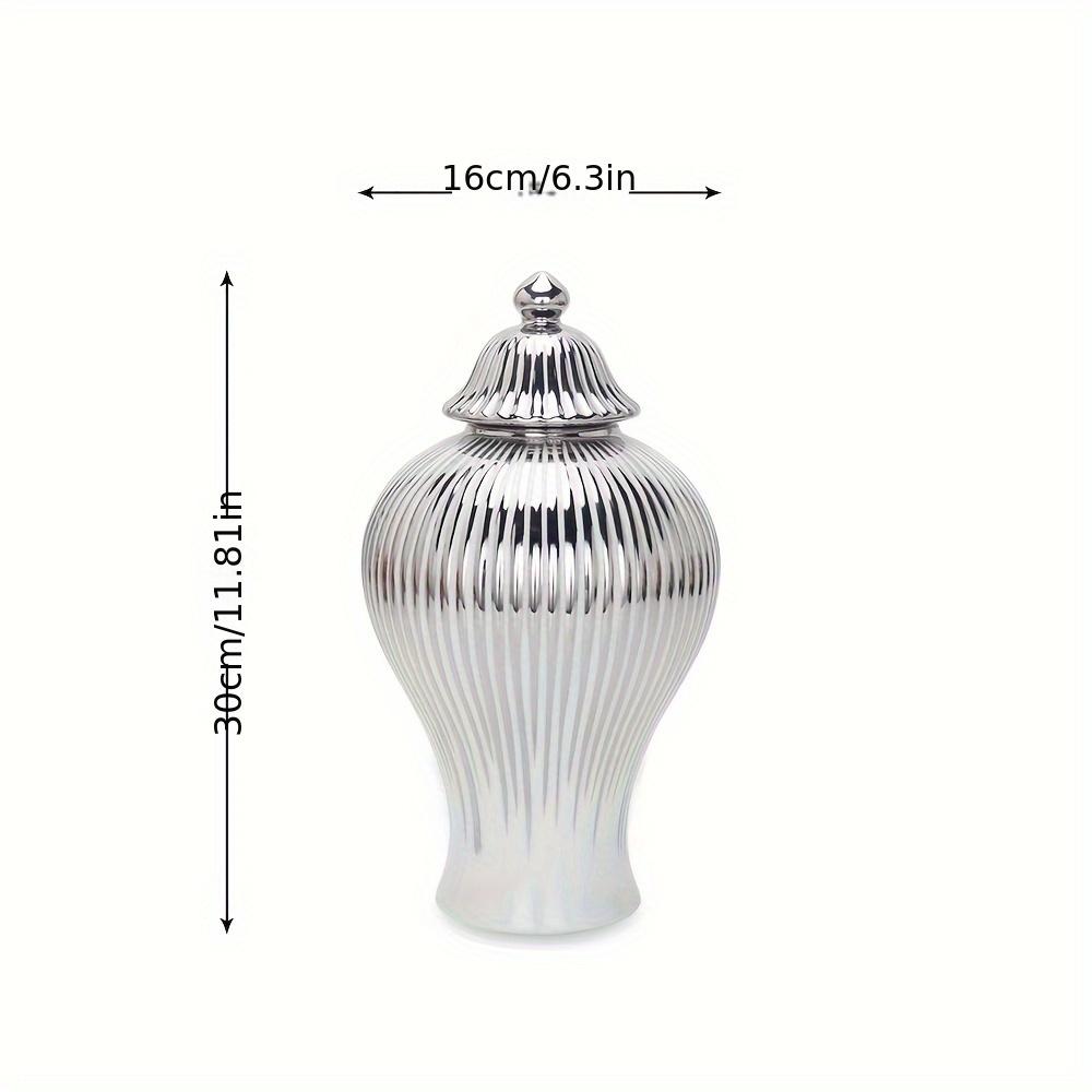 Home decor vase ornaments TV cabinet ceramic vase Silver Plated Gold Plated General Canned Jewelry storage jar Ceramic high vase
Home decor vase ornaments TV cabinet ceramic vase Silver Plated Gold Plated General Canned Jewelry storage jar Ceramic high vase