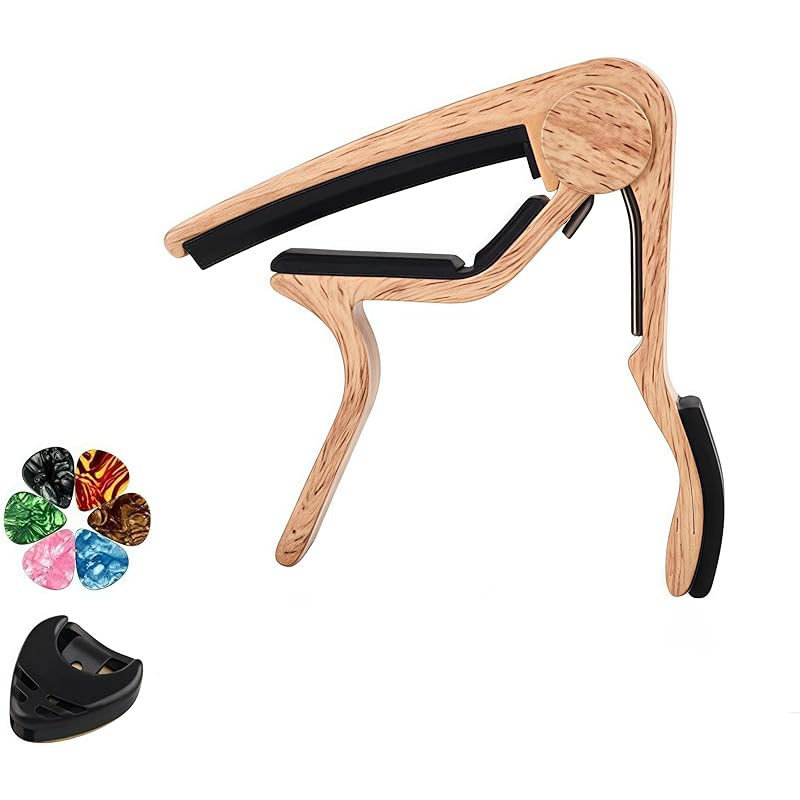 guitar capo tasto one touch capo acoustic guitar capo electric guitar for folk guitar ukulele zinc alloy (Wood grain color 2)
guitar capo tasto one touch capo acoustic guitar capo electric guitar for folk guitar ukulele zinc alloy (Wood grain color 2)