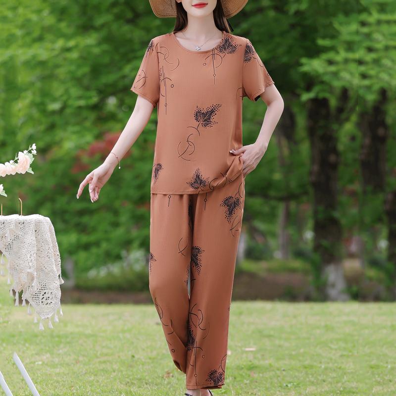 Большие размеры Элегантные женские брюки комплекты Летний повседневный комплект из двух предметов для женщин Винтажная одежда 5XL
Большие размеры Элегантные женские брюки комплекты Летний повседневный комплект из двух предметов для женщин Винтажная одежда 5XL