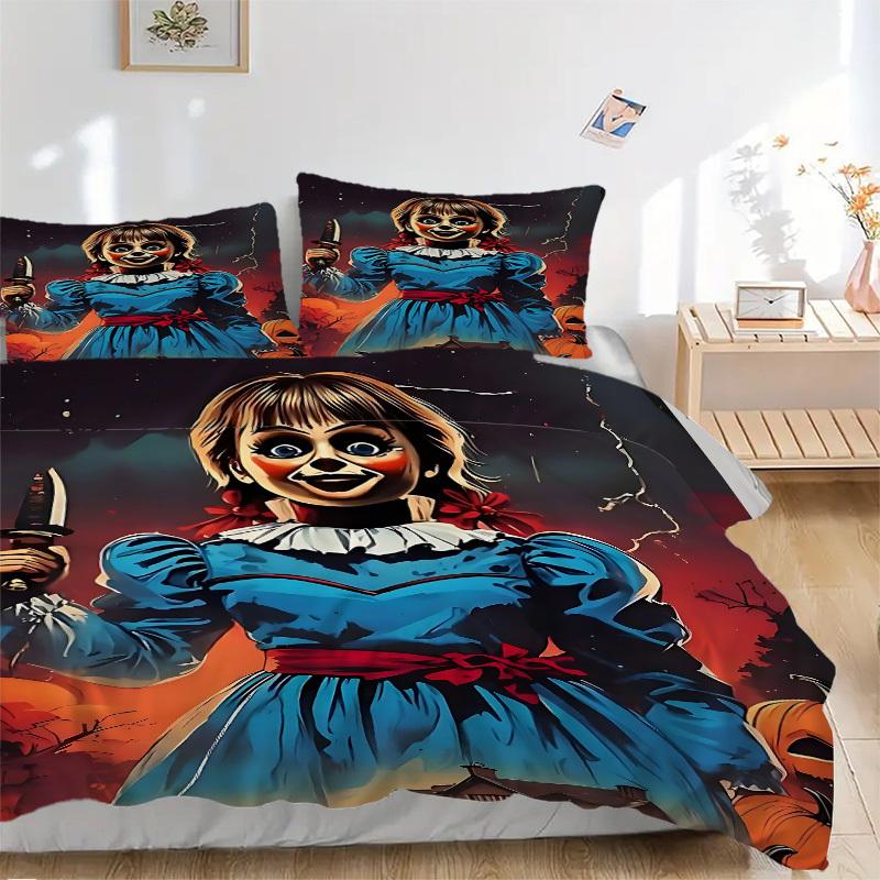 3pcs Annabelle doll Bedding Set. Soft and Comfortable with No Core Included (1x Duvet Cover + 2x Pillow Covers) yy251009222 135x200cm
3pcs Annabelle doll Bedding Set. Soft and Comfortable with No Core Included (1x Duvet Cover + 2x Pillow Covers) yy251009222 135x200cm