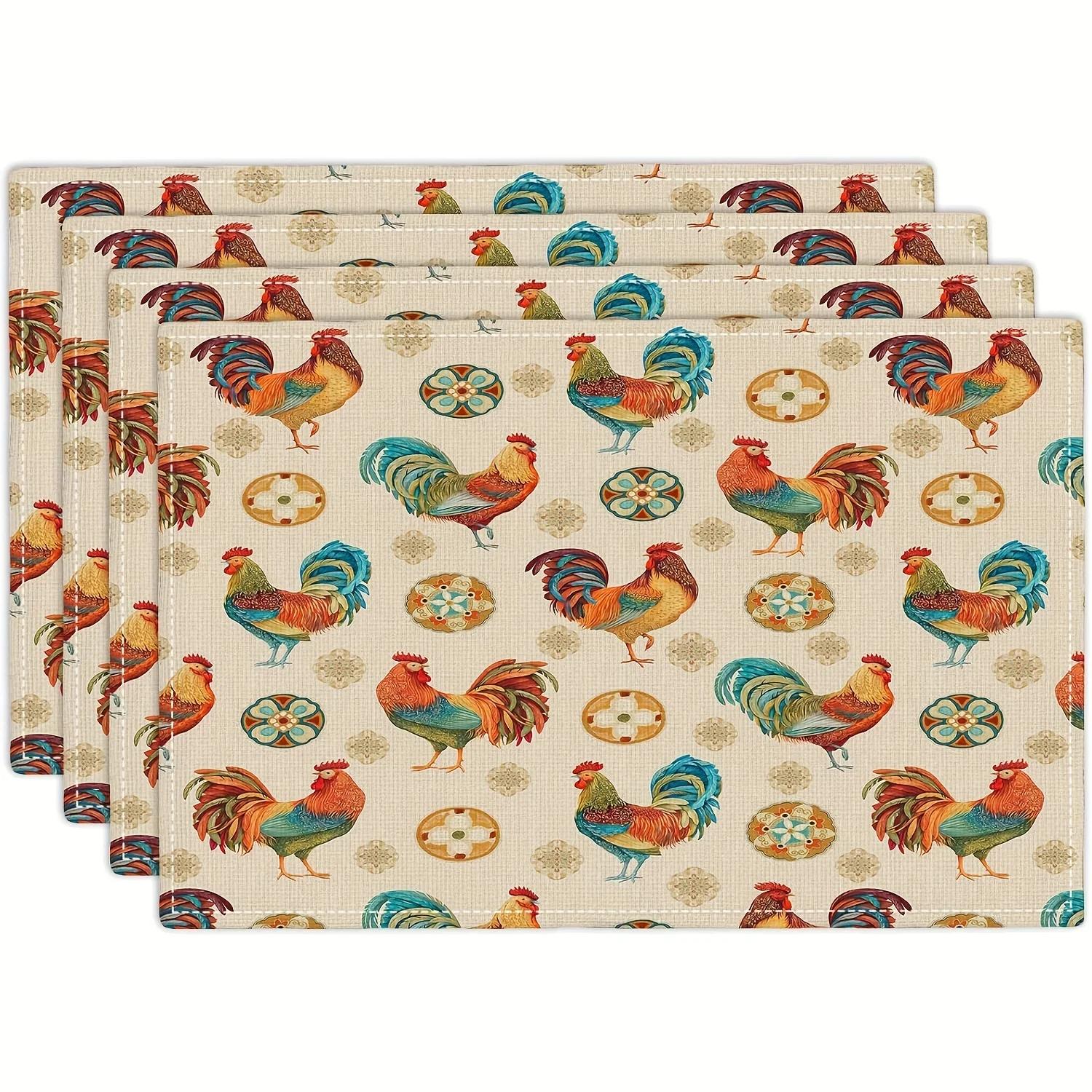 1PC Set Vintage Country Style Rooster Placemats for Home Kitchen Party Indoor Outdoor Decoration 30x40CM 1PC 30x45CM
1PC Set Vintage Country Style Rooster Placemats for Home Kitchen Party Indoor Outdoor Decoration 30x40CM 1PC 30x45CM