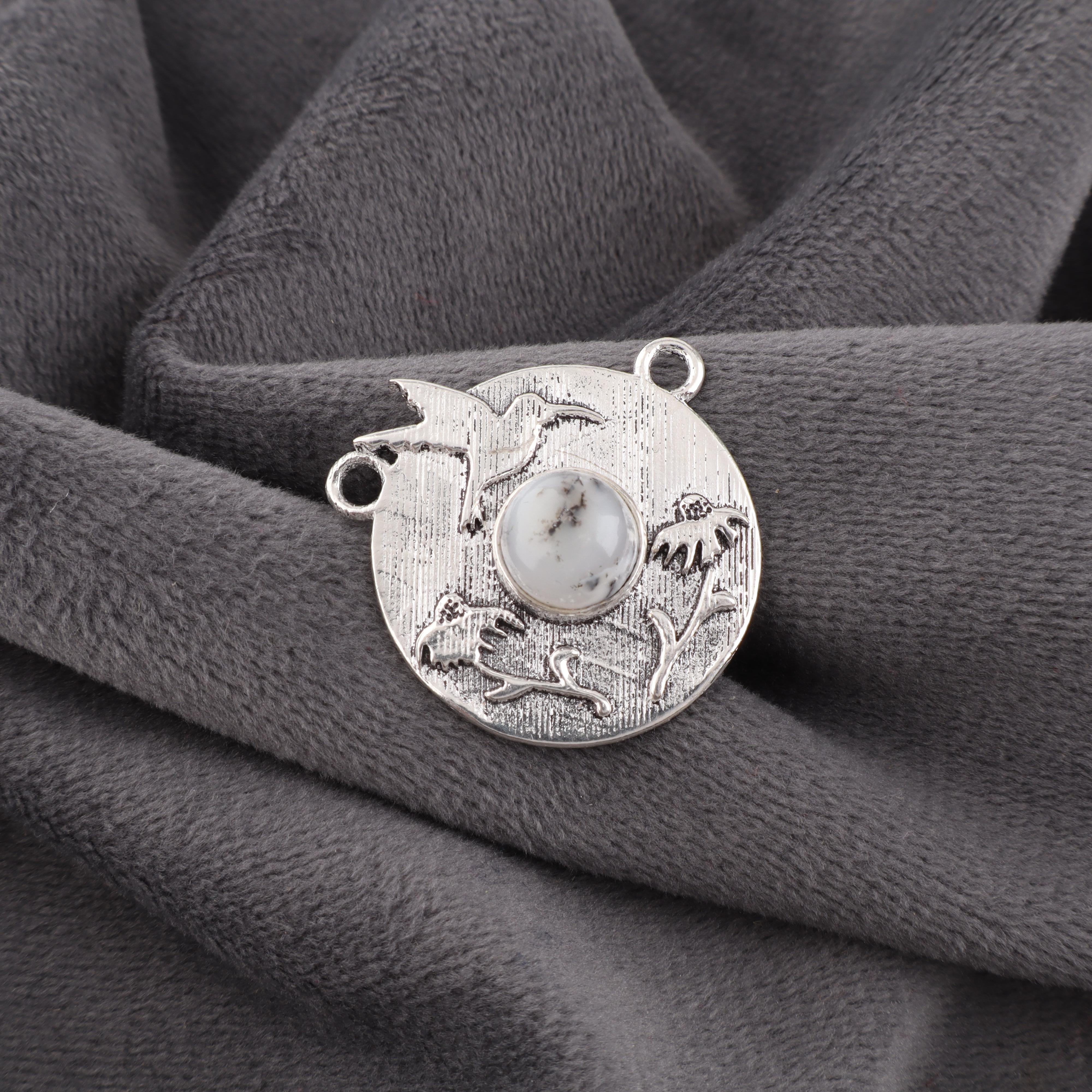 Dendritic Opal Jewelry, 925 Solid Sterling Silver Jewelry, Handmade Gorgeous Silver Pendant For Thanksgiving Gift 0.92 Inches белый
Dendritic Opal Jewelry, 925 Solid Sterling Silver Jewelry, Handmade Gorgeous Silver Pendant For Thanksgiving Gift 0.92 Inches белый