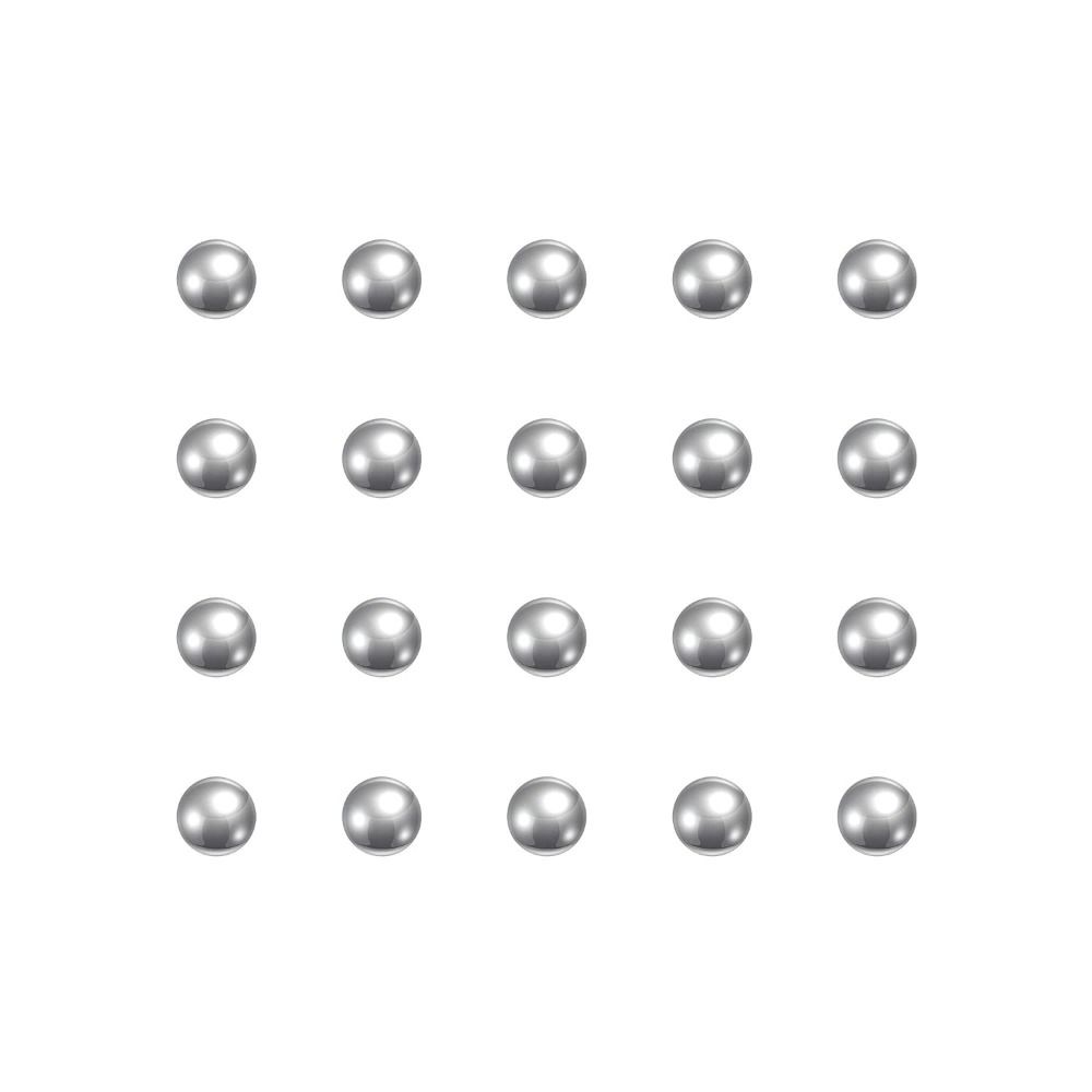 50Pcs 304 Stainless Steel High Precision Balls 2.5/3/5/6mm Steel Solid Beads CNC, Impact Test 3mm
50Pcs 304 Stainless Steel High Precision Balls 2.5/3/5/6mm Steel Solid Beads CNC, Impact Test 3mm