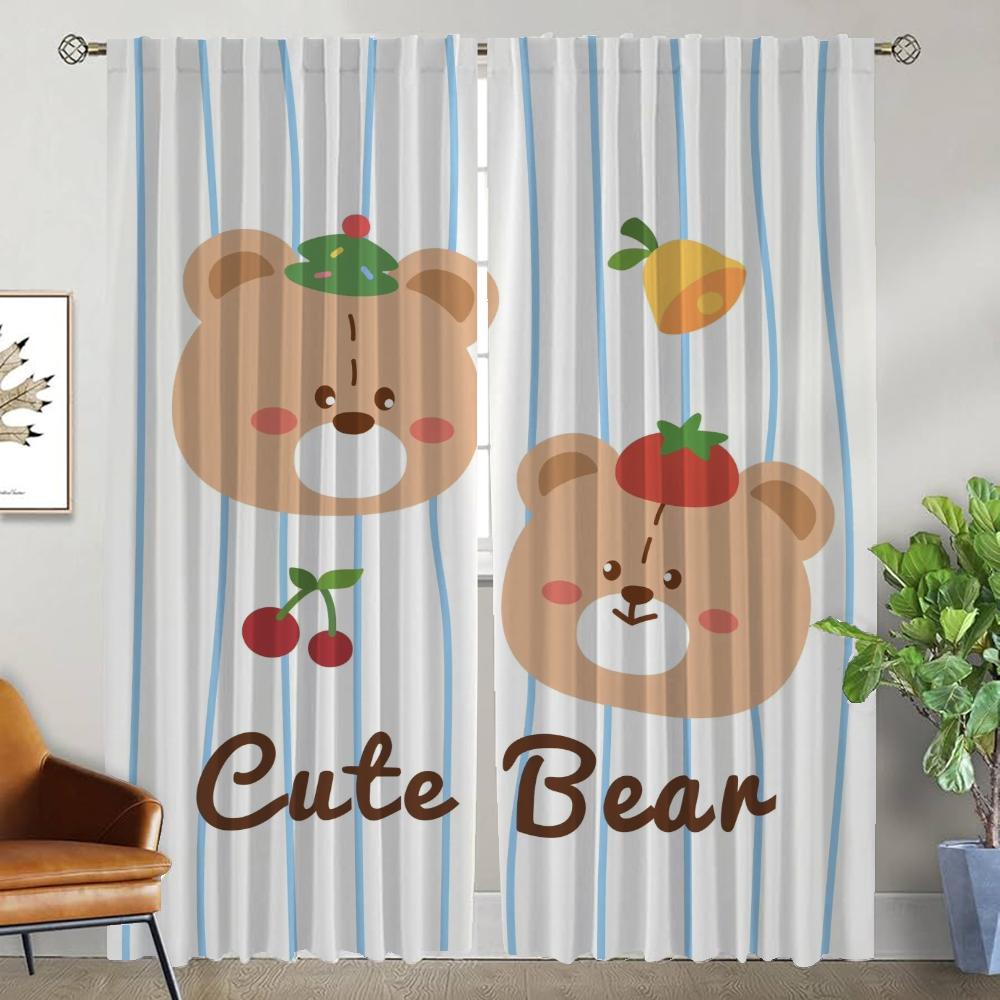 Милые шторы с медведями для гостиной, тюль для спальни, шторы для дома, 2 штуки, перегородка, кухонные шторы, блэкаут W50xH70cmx2pcs-CL
Милые шторы с медведями для гостиной, тюль для спальни, шторы для дома, 2 штуки, перегородка, кухонные шторы, блэкаут W50xH70cmx2pcs-CL