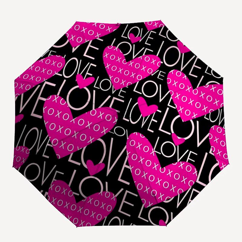 1pc Love Hearts Pattern Automatic Open/Close Umbrella with Windproof, 8-Rib Sturdy Canopy, Durable Ribs, Ideal for Gifts yy251117075
1pc Love Hearts Pattern Automatic Open/Close Umbrella with Windproof, 8-Rib Sturdy Canopy, Durable Ribs, Ideal for Gifts yy251117075