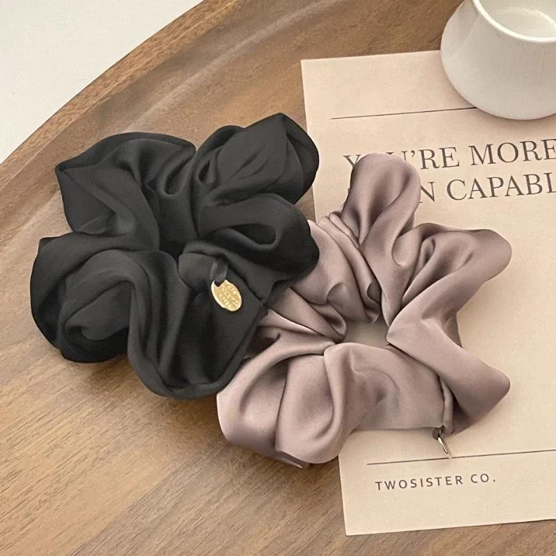 Satin Silk Hair Scrunchies Black Hair Ties for Girl and Women Scrunchie Solid Color Hair Accessories Scrunch Hairclips for Women
Satin Silk Hair Scrunchies Black Hair Ties for Girl and Women Scrunchie Solid Color Hair Accessories Scrunch Hairclips for Women