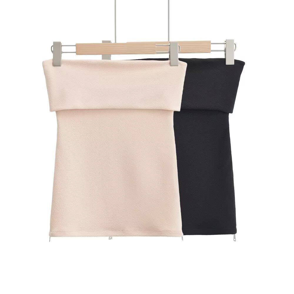 2025 Spring Women s Slim Fit Off-Shoulder Tube Top with Side Zipper S грязно-белый
2025 Spring Women s Slim Fit Off-Shoulder Tube Top with Side Zipper S грязно-белый