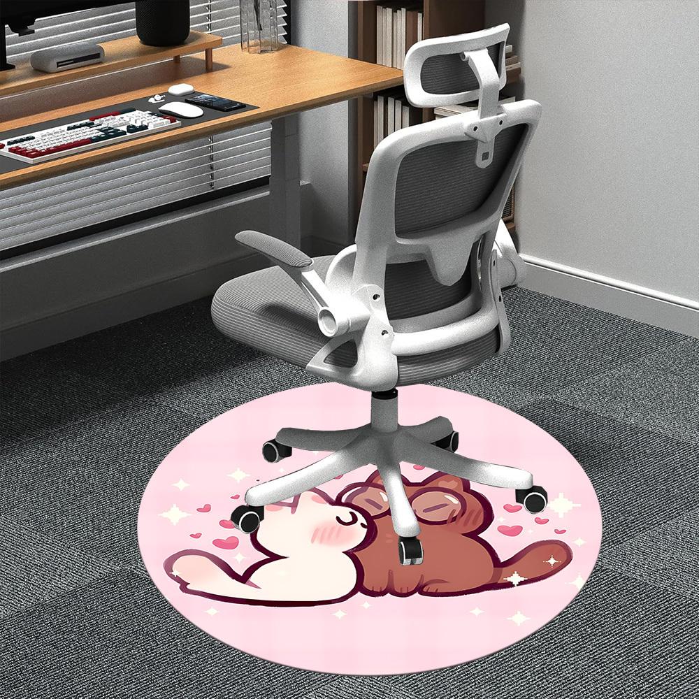 1PC Kittens Love Office Round Area Rug, Indoor Mat Suitable ForOffice, Under Office Chairs Bedroom Living Room Home Decor, Room Deco f004 80cm by 80cm
1PC Kittens Love Office Round Area Rug, Indoor Mat Suitable ForOffice, Under Office Chairs Bedroom Living Room Home Decor, Room Deco f004 80cm by 80cm